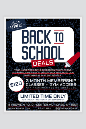 Back To School promotion