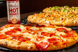 Pepperoni Flatbread & Mikes Hot Honey