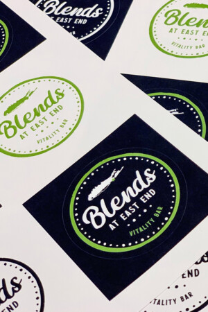 Logo Sticker Blends at East End sticker