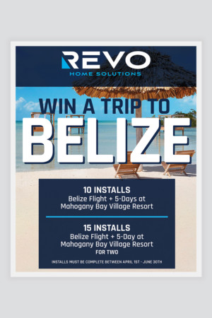 Win a Trip to Belize flyer Win a Trip to Belize flyer