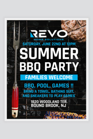 Revo Summer BBQ Flyer Summer BBQ Flyer
