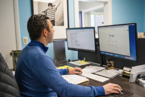 Working on Computer Working on Computer