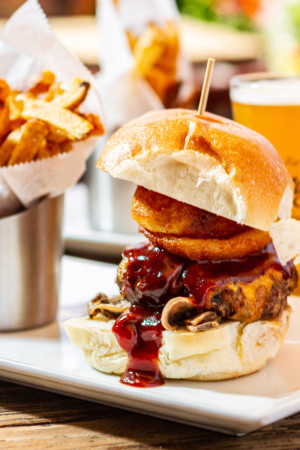 Burger and Fries Burger and Fries