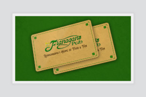 Giftcard for Dining at Flanagan's Pub Giftcard for Dining