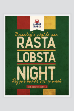 Rasta Lobster Night In-House Promo Rasta Lobster Night In-House Promo