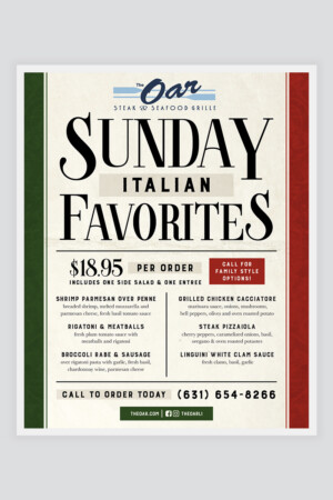 Sunday Italian Favorites Social Media Promo Sunday Italian Favorites Social Media Promo