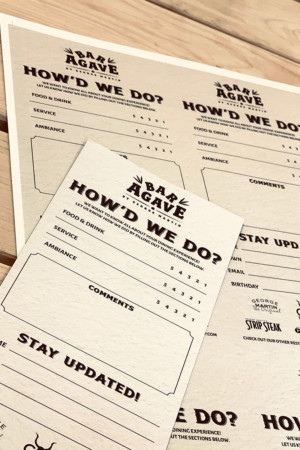 Comment Cards Comment Cards