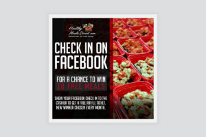 Check In On Facebook flyer check in on facebook flyer