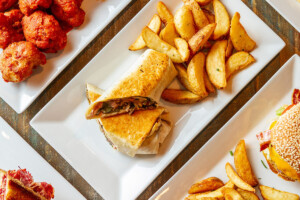 Plates of food