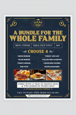 Family takeout instagram promo