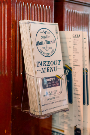 Takeout menus