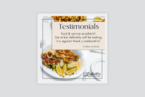 Testimonial Social Media Graphic Testimonial