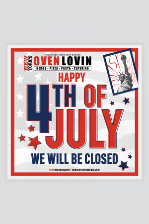 4th of July Social Media Graphic 4th of July Instagram Graphic