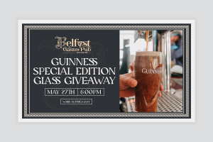Special Edition Guinness Facebook Event Cover Special Edition Guinness Facebook Event Cover