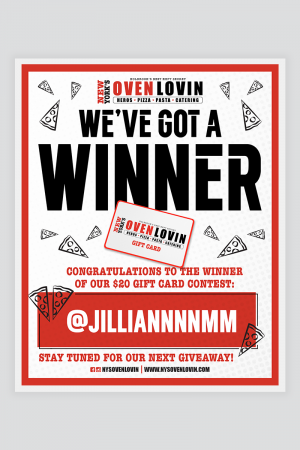 Gift Card Winner Social Media Graphic Gift Card Winner Social Media Graphic