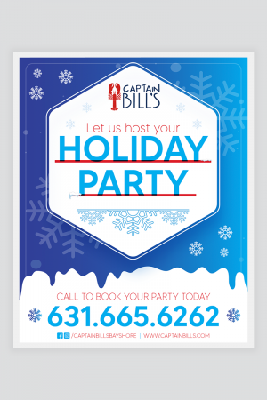 Holiday party instagram promo