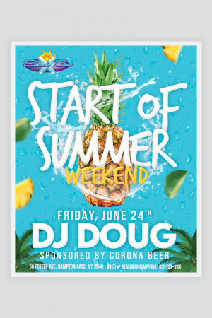 Start of summer instagram promo