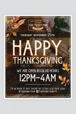 Thanksgiving instagram promo