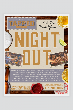 Night out instagram promo