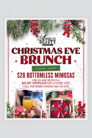 christmas brunch instagram promo
