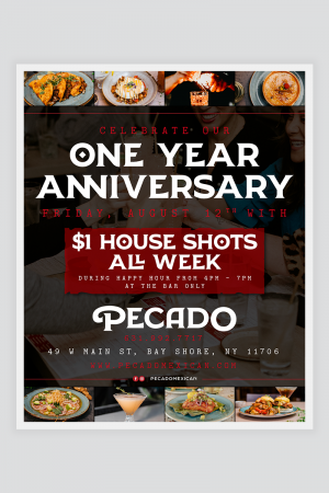 One year anniversary instagram promo