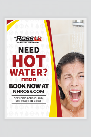 Hot water heater Instagram promo