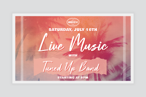 saturday music Facebook event cover