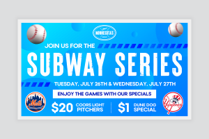Subway Series Facebook event cover