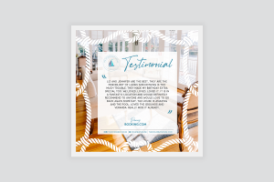 testimonial instagram graphic