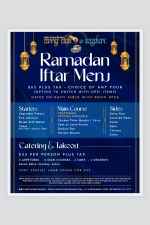 Ramadan Menu